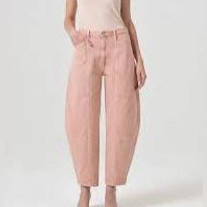 Agolde Mara high waisted bow legged Jeans